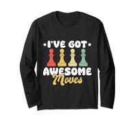 I’ve Got Awesome Moves Funny Chess Design Manche Longue