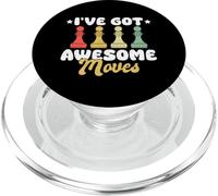 I’ve Got Awesome Moves Funny Chess Design PopSockets PopGrip pour MagSafe