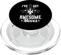 I’ve Got Awesome Moves Funny Chess Design PopSockets PopGrip pour MagSafe