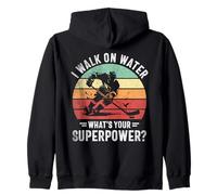 I Walk on Water Joueur de Hockey sur Glace Amusant Superpower Sweat à Capuche