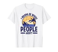 I Wanna Be Where People aren't Personne Introvertie T-Shirt