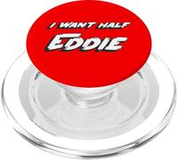 I Want Half Eddie | Comedy Stand Up 1980's Joke PopSockets PopGrip pour MagSafe