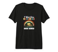 I Want Some Sunshine and Rock Songs Retro T-Shirt Haut de Gamme