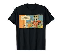 I Want to Leave Alien Tourist Retro Comic Sci-FI Funny T-Shirt