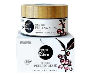 I want you naked Exfoliant pour le visage, café arabica et vitamine E, 100 ml