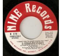 I Want You To Know (exactly how I feel) / Don't Bug My Telephone - Al Hudson With Vitamin C 7" 45