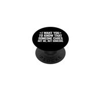 I Want You to Know That Someone Cares PopSockets PopGrip Adhésif