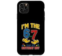 I Was 6 Now I'm 7 67 Meme Birthday Boy Building Blocks Brique Coque pour iPhone 11 Pro Max