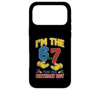I Was 6 Now I'm 7 67 Meme Birthday Boy Building Blocks Brique Coque pour iPhone 17 Pro Max
