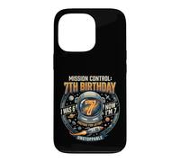 I Was 6 Now Im 7 Astronaut Outer Space Birthday Kids Gear Coque pour iPhone 13 Pro