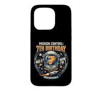 I Was 6 Now Im 7 Astronaut Outer Space Birthday Kids Gear Coque pour iPhone 15 Pro