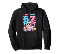 I Was 6 Now I'm 7 Birthday 67 Meme Lama Alpaga Lover Kids Sweat à Capuche