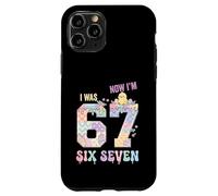 I Was 6 Now I'm 7 Birthday Easter Day Boys Kids 67 Meme Coque pour iPhone 11 Pro