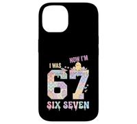 I Was 6 Now I'm 7 Birthday Easter Day Boys Kids 67 Meme Coque pour iPhone 14