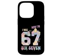 I Was 6 Now I'm 7 Birthday Easter Day Boys Kids 67 Meme Coque pour iPhone 14 Pro