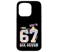 I Was 6 Now I'm 7 Birthday Easter Day Boys Kids 67 Meme Coque pour iPhone 15 Pro
