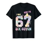 I Was 6 Now I'm 7 Birthday Easter Day Boys Kids 67 Meme T-Shirt