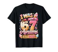 I Was 6 Now I'm 7 Birthday Ice Cream Awesome Since 2019 T-Shirt