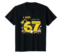 I Was 6 Now I'm 7 Dinosaur Birthday Shirt Boys 7th Birthday T-Shirt