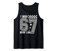 I Was 6 Now I'm 7 Funny 7 Years Old 6 7 Birthday Party Kids Débardeur