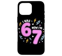 I Was 6 Now I'm 7 Funny 7th Birthday Girl Party Coque pour iPhone 16 Pro Max