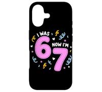 I Was 6 Now I'm 7 Funny 7th Birthday Girl Party Coque pour iPhone 17