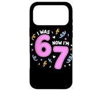 I Was 6 Now I'm 7 Funny 7th Birthday Girl Party Coque pour iPhone 17 Pro Max