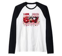 I Was 6 Now I'm 7 Ladybug Ice Cream 67 Meme Fête d'anniversaire Manche Raglan