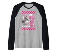 I Was 6 Now I'm 7 Seven Years Old Birthday Boys Girls Kids Manche Raglan