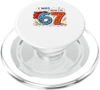 I Was 6 Now I'm 7 Superhero Birthday Shirt Kids 7th Birthday PopSockets PopGrip pour MagSafe