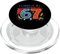 I Was 6 Now I'm 7 Superhero Birthday Shirt Kids 7th Birthday PopSockets PopGrip pour MagSafe