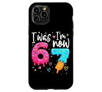 I Was 6 Now I'm 7 Years Old Birthday Six Seven Kids Party Coque pour iPhone 11 Pro