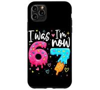 I Was 6 Now I'm 7 Years Old Birthday Six Seven Kids Party Coque pour iPhone 11 Pro Max