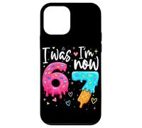 I Was 6 Now I'm 7 Years Old Birthday Six Seven Kids Party Coque pour iPhone 12 Mini