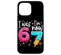 I Was 6 Now I'm 7 Years Old Birthday Six Seven Kids Party Coque pour iPhone 13 Pro Max