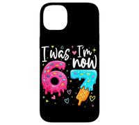 I Was 6 Now I'm 7 Years Old Birthday Six Seven Kids Party Coque pour iPhone 14 Plus