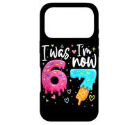 I Was 6 Now I'm 7 Years Old Birthday Six Seven Kids Party Coque pour iPhone 17 Pro