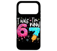 I Was 6 Now I'm 7 Years Old Birthday Six Seven Kids Party Coque pour iPhone 17 Pro Max