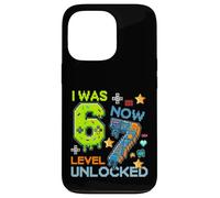 I Was 6 Now Level 7 Unlocked 7th Birthday Gamer 67 Meme Coque pour iPhone 13 Pro