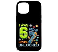 I Was 6 Now Level 7 Unlocked 7th Birthday Gamer 67 Meme Coque pour iPhone 15