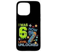 I Was 6 Now Level 7 Unlocked 7th Birthday Gamer 67 Meme Coque pour iPhone 15 Pro Max