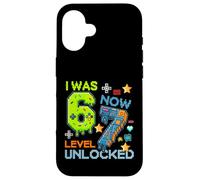 I Was 6 Now Level 7 Unlocked 7th Birthday Gamer 67 Meme Coque pour iPhone 16