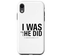 I Was and He Did Bible Verse 2 Corinthiens 5 17 Christian Coque pour iPhone XR