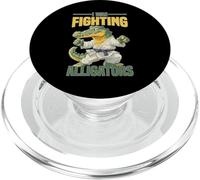 I Was Fighting Alligators Excuse l'histoire maladroite PopSockets PopGrip pour MagSafe