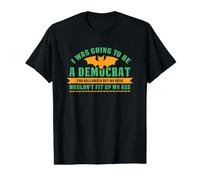 I Was Going to Be A Democrat for Halloween T-Shirt Graphique avec Valeur