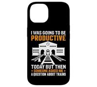 « I Was Going to Be Productive Today But Then Someone Asked Me » Coque pour iPhone 14