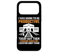 « I Was Going to Be Productive Today But Then Someone Asked Me » Coque pour iPhone 17 Pro Max