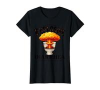 I Was Having Explosive Diarrhea Before It Was Cool Funny T-Shirt Graphique avec Valeur, Femme, Noir, L