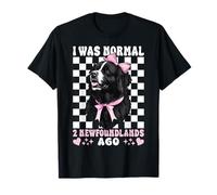 I Was Normal 2 Newfoundlands Ago Terre-Neuve Chien Girl T-Shirt
