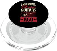 I Was Normal Three Guitars Ago Guitar Collector Blague PopSockets PopGrip pour MagSafe